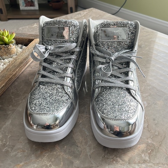 Silver glitter high tops - Picture 2 of 9